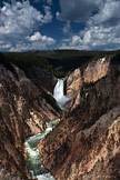 Yellowstone Falls in Great Light